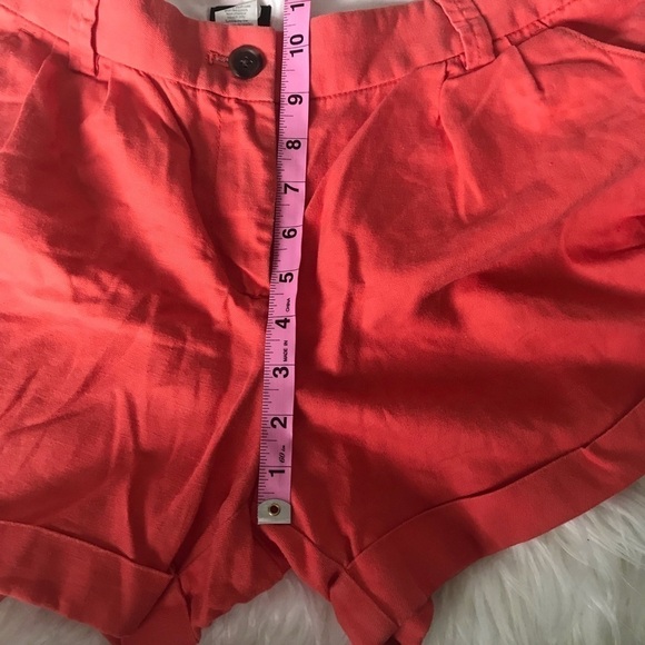 J.Crew factory linen blend shorts sz8 3” - Picture 4 of 5